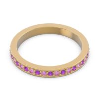 Three Quarter Eternity Pave Guru Band