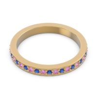 Three Quarter Eternity Pave Guru Band