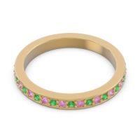 Three Quarter Eternity Pave Guru Band