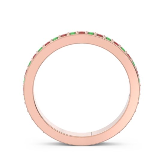 Three Quarter Eternity Pave Guru Band