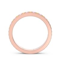 Three Quarter Eternity Pave Guru Band
