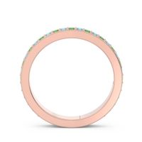 Three Quarter Eternity Pave Guru Band