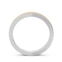 Three Quarter Eternity Pave Guru Band