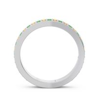 Three Quarter Eternity Pave Guru Band