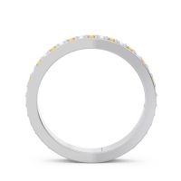 Three Quarter Eternity Pave Guru Band