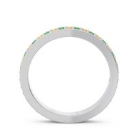 Three Quarter Eternity Pave Guru Band