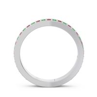 Three Quarter Eternity Pave Guru Band