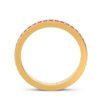 Three Quarter Eternity Pave Guru Band
