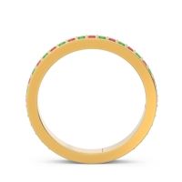Three Quarter Eternity Pave Guru Band
