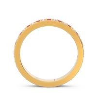Three Quarter Eternity Pave Guru Band