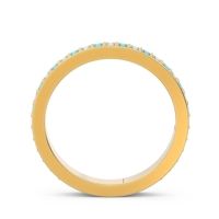 Three Quarter Eternity Pave Guru Band