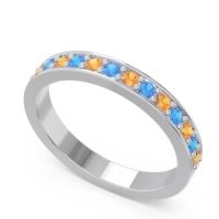 Half Eternity Pave Yogi Band