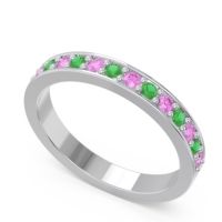 Half Eternity Pave Yogi Band