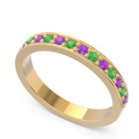 Half Eternity Pave Yogi Band
