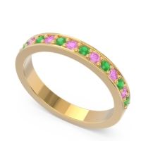 Half Eternity Pave Yogi Band