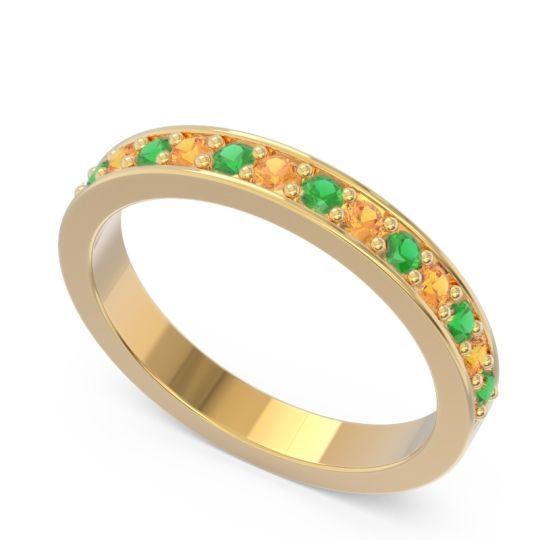 Half Eternity Pave Yogi Band