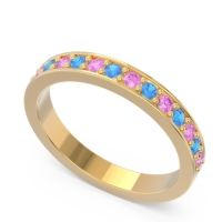 Half Eternity Pave Yogi Band