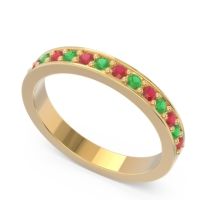 Half Eternity Pave Yogi Band