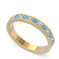 Half Eternity Pave Yogi Band