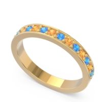 Half Eternity Pave Yogi Band