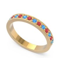 Half Eternity Pave Yogi Band