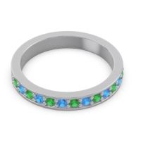 Half Eternity Pave Yogi Band