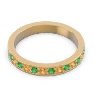 Half Eternity Pave Yogi Band