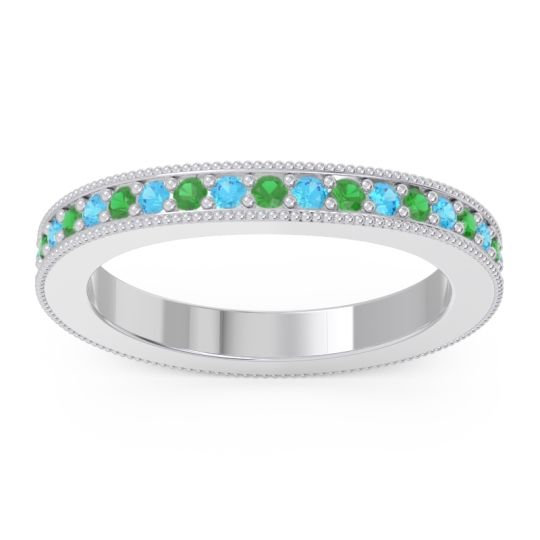Eternity Curved Milgrain Ostha Band