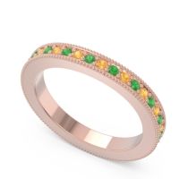 Eternity Curved Milgrain Ostha Band