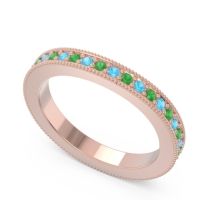 Eternity Curved Milgrain Ostha Band