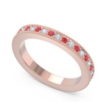 Eternity Curved Milgrain Ostha Band