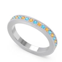 Eternity Curved Milgrain Ostha Band