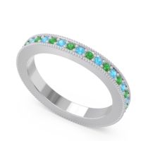 Eternity Curved Milgrain Ostha Band