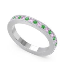 Eternity Curved Milgrain Ostha Band