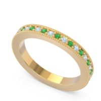 Eternity Curved Milgrain Ostha Band