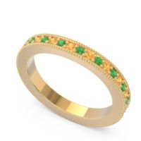 Eternity Curved Milgrain Ostha Band