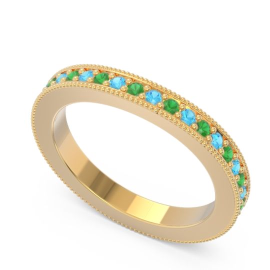 Eternity Curved Milgrain Ostha Band