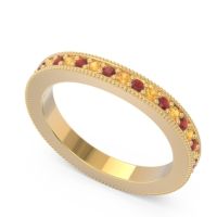 Eternity Curved Milgrain Ostha Band