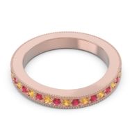 Eternity Curved Milgrain Ostha Band