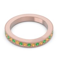 Eternity Curved Milgrain Ostha Band