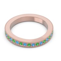 Eternity Curved Milgrain Ostha Band