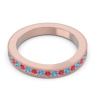 Eternity Curved Milgrain Ostha Band