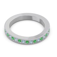 Eternity Curved Milgrain Ostha Band