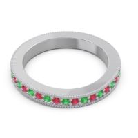 Eternity Curved Milgrain Ostha Band