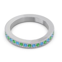Eternity Curved Milgrain Ostha Band