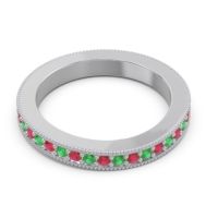 Eternity Curved Milgrain Ostha Band