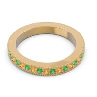 Eternity Curved Milgrain Ostha Band