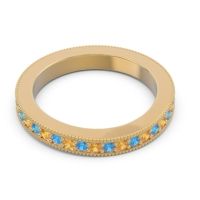 Eternity Curved Milgrain Ostha Band