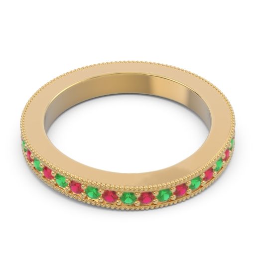 Eternity Curved Milgrain Ostha Band