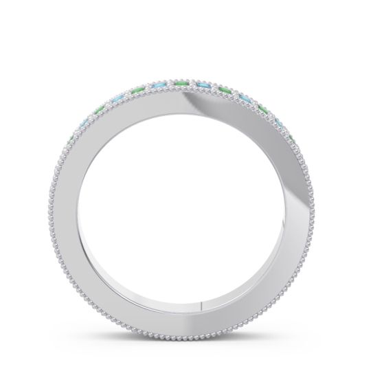 Eternity Curved Milgrain Ostha Band
